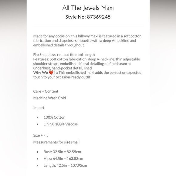 FREE PEOPLE
All The Jewels Maxi/ size M - Picture 10 of 14